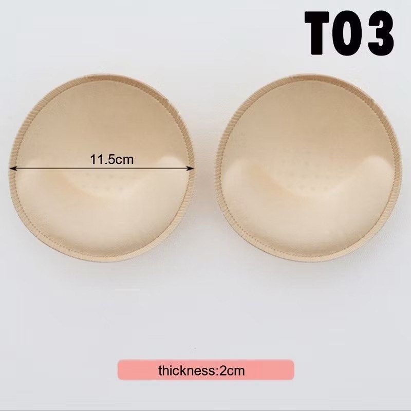 Bra Padding Inserts (Category: New Undergarments & Loungewear) located in Singapore. Submitted by peachyyelephantt (Listing ID 1452365624, Image 1). Description: 2cm Thick 11.5-12cm Diameter Nude & Black available 1 set for $3, both for $5 .