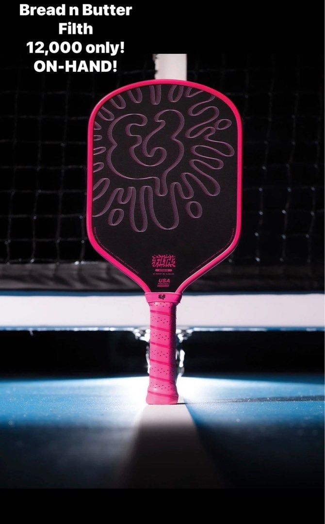 Bread and Butter Filth (Category: Racket and Ball Sports) located in Pateros City. Submitted by binsespi71860 (Listing ID 1452335840, Image 1). Description: The Bread & Butter Filth is a high-performance thermoformed pickleball paddle designed for aggressive players. It delivers excellent power, pop, and spin while maintaining enough control for resets and dinks. Its elongated shape provides extra reach and is popular among intermediate to advanc