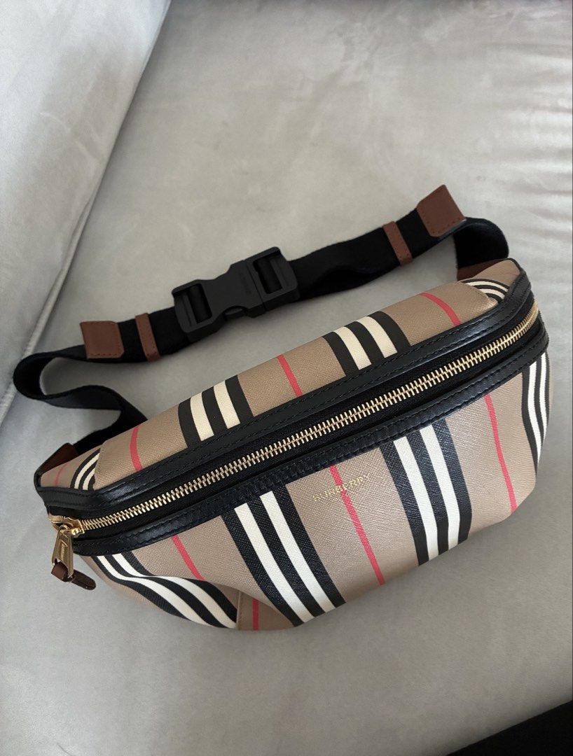 Burberry Sonny Waist Bag (Category: Cross-body Bags) located in Makati City. Submitted by best.seconds (Listing ID 1452413887, Image 1). Description: Unused, just stored Burberry waist bag. Selling for 28k only (NEGOTIABLE). Good as new, no scratches. Does not come with the dust bag anymore. .