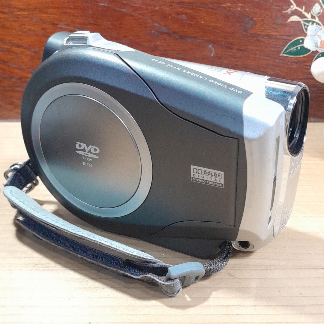 Canon DVD Video Camera (Category: Cameras) located in Las Pinas. Submitted by 84vintage (Listing ID 1452462388, Image 1). Description: Canon DVD Video Camera. Powers on and controls work but the main LCD is shot.The VF LCD still works though so very useable for tapeless Mods or as a DVD player, no DVD so cannot test. No battery but Original Power adapter/ charger and remote control included. Video available for serious buyers only. Sold As Is Whe