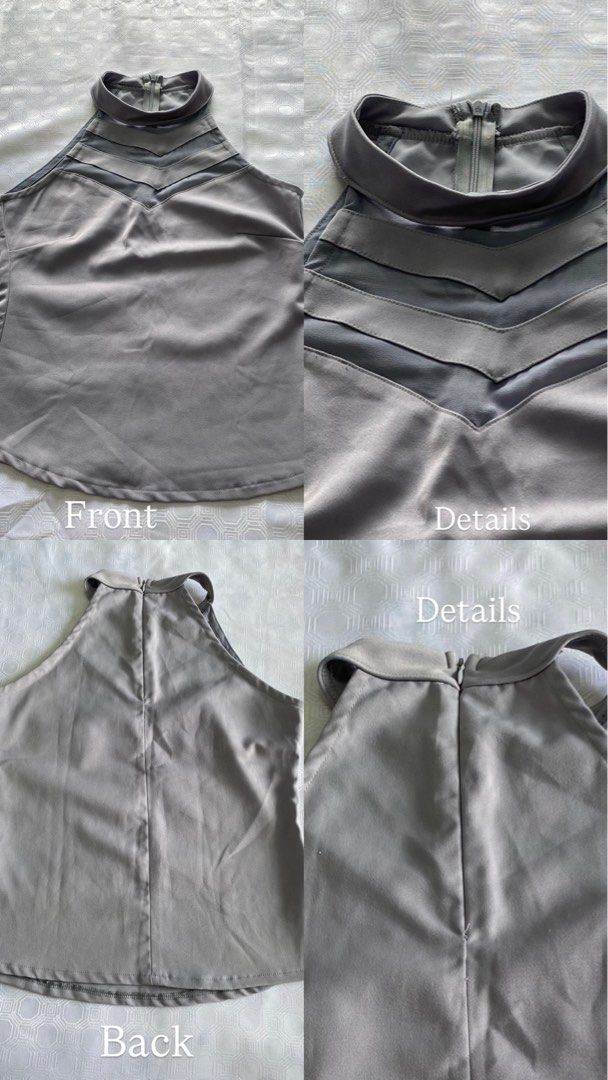 Casual Fit Set (Category: Sleeveless) located in Bay. Submitted by _nolabel.com (Listing ID 1452385712, Image 3). Description: Small - Medium. All items are in good condition. Color may vary due to lighting. Can sold per piece . Payment FIRST. J&T: 1-3 days Lalamove: Same day (Buyer must shoulder the delivery fee) .