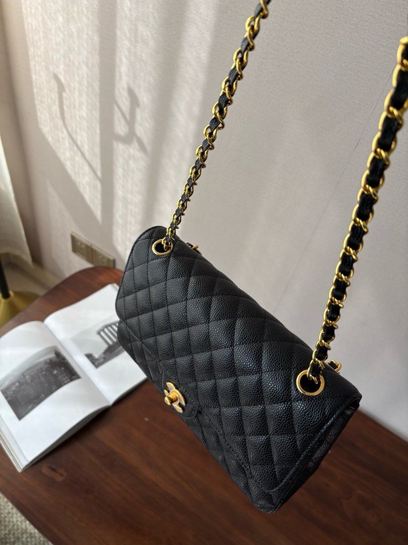 Chanel 2.55 classic flap caviar GHW (Category: Luxury Bags & Wallets) located in Quezon City. Submitted by herluxe_official (Listing ID 1452421557, Image 3). Description: Complete inclusions Box dustbag Cards tags Microchipped Paperbag Ribbon Booklet .