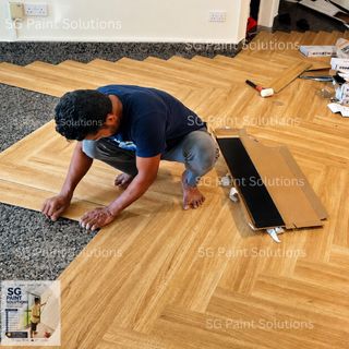 Parquet Flop Polish / Decking Installation / Marble Floor Polish / Vinyl Installation.  Collection item 3