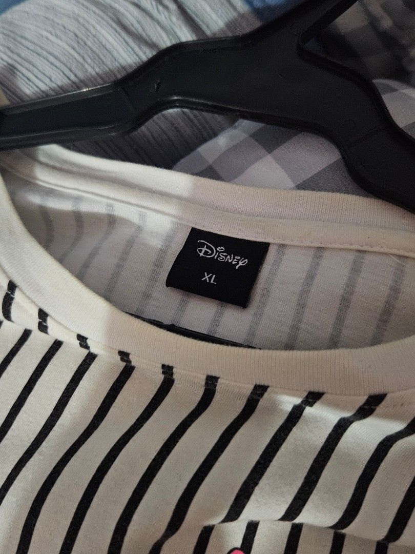 Disney Striped T-shirt (XL) (Category: Shirts) located in Bacoor. Submitted by ellebread (Listing ID 1452474982, Image 2). Description: ㅡ disney striped shirt with minnie mouse pocket design, size xl ㅡ can nego price if buying other items ㅡ sf to be shouldered by buyer.