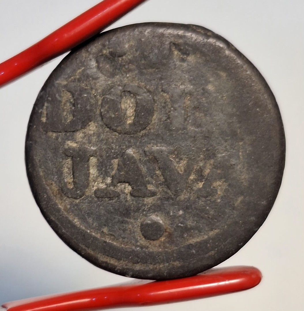 Duit lama 1813 1 Doit java British Interregnum Java Tin coin (Category: Currency) located in Sungai Petani. Submitted by peacebro (Listing ID 1452463293, Image 2). Description: Duit lama 1813 1 Doit java British Interregnum Java Tin coin.