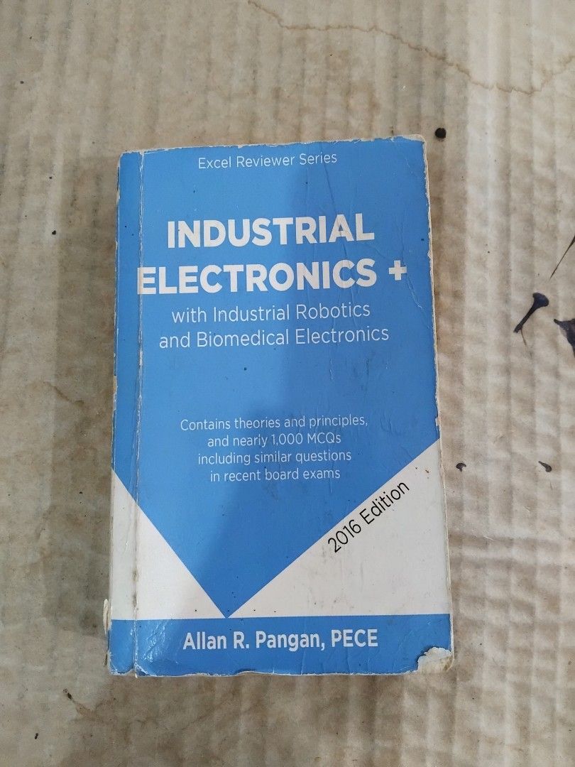 ECE books (Category: Textbooks) located in Pasig City. Submitted by ohchristmasph (Listing ID 1452357091, Image 3). Description: *Communication Electronics textbook by Frenzel. Second Edition. Published by McGraw-Hill International Editions. *Digital Design fourth edition. M. Morris Mano, Michael D. Ciletti *Industrial Electronics by Allan R. Pangan excel review series .