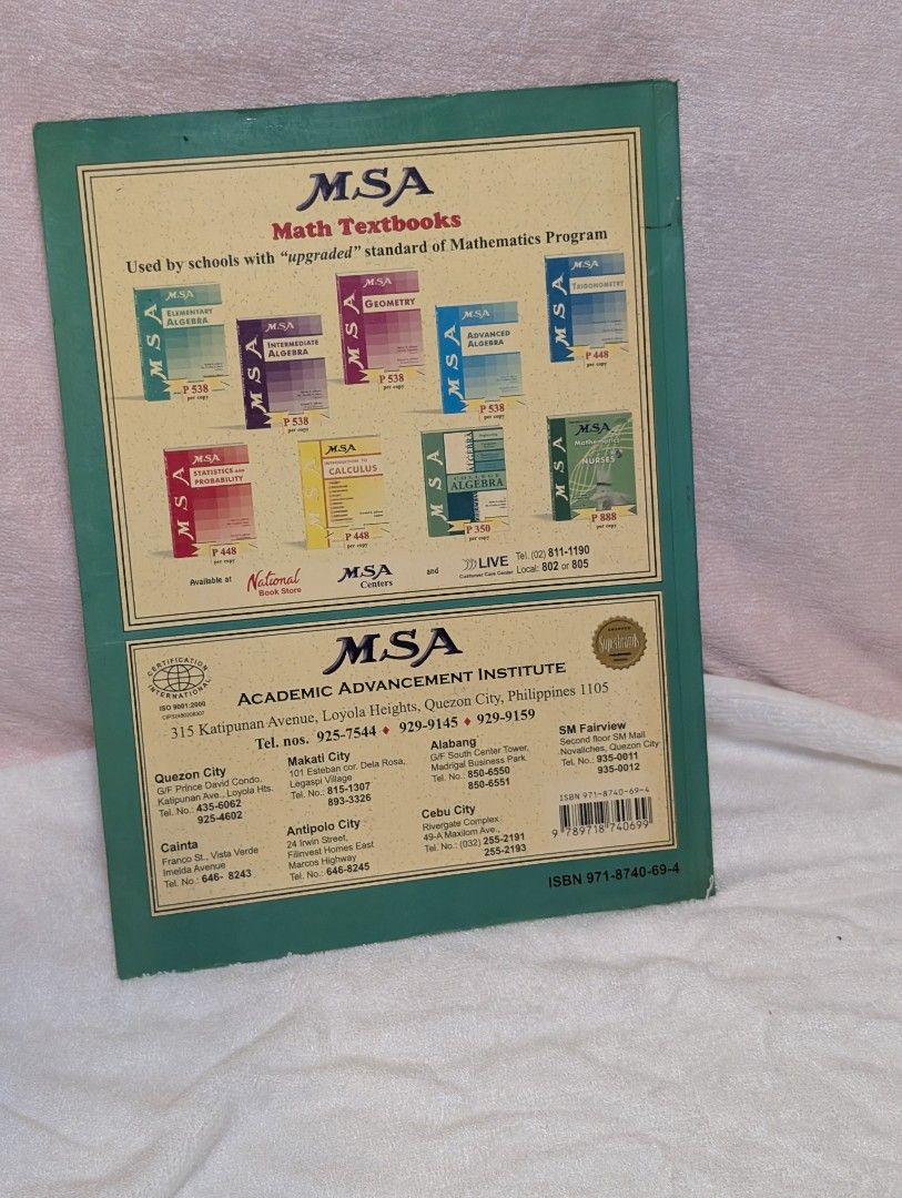Elementary Algebra by Merle S. Alferez et al (Category: Textbooks) located in Marikina City. Submitted by mrtncdrc (Listing ID 1452408953, Image 3). Description: .