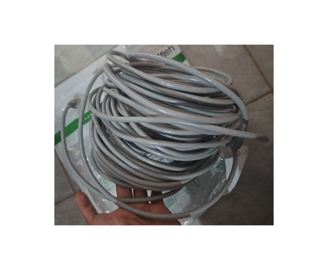 Ethernet Cable Cat6 RJ45 30m (Category: Cables & Adaptors) located in Legazpi City. Submitted by alyblueberyl (Listing ID 1452377353, Image 2). Description: Item received: July, 28 2026 Cable is working and no defect but length is too long. I needed shorter..