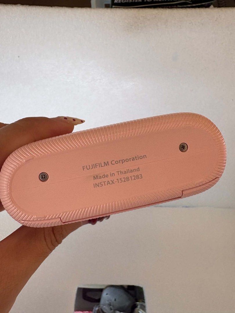 Fujifilm Instax Mini Link Smartphone Printer - Dusky Pink (Category: Printers, Scanners & Copiers) located in Manila. Submitted by graciouslygraceee (Listing ID 1452401446, Image 3). Description: - Fujifilm Instax Mini Link Printer - Color: Dusky Pink - Connects wirelessly via Bluetooth to your smartphone - Print photos directly from your phone - Ideal for creating instant keepsakes and memories - Includes original box and user guide - Printer fi