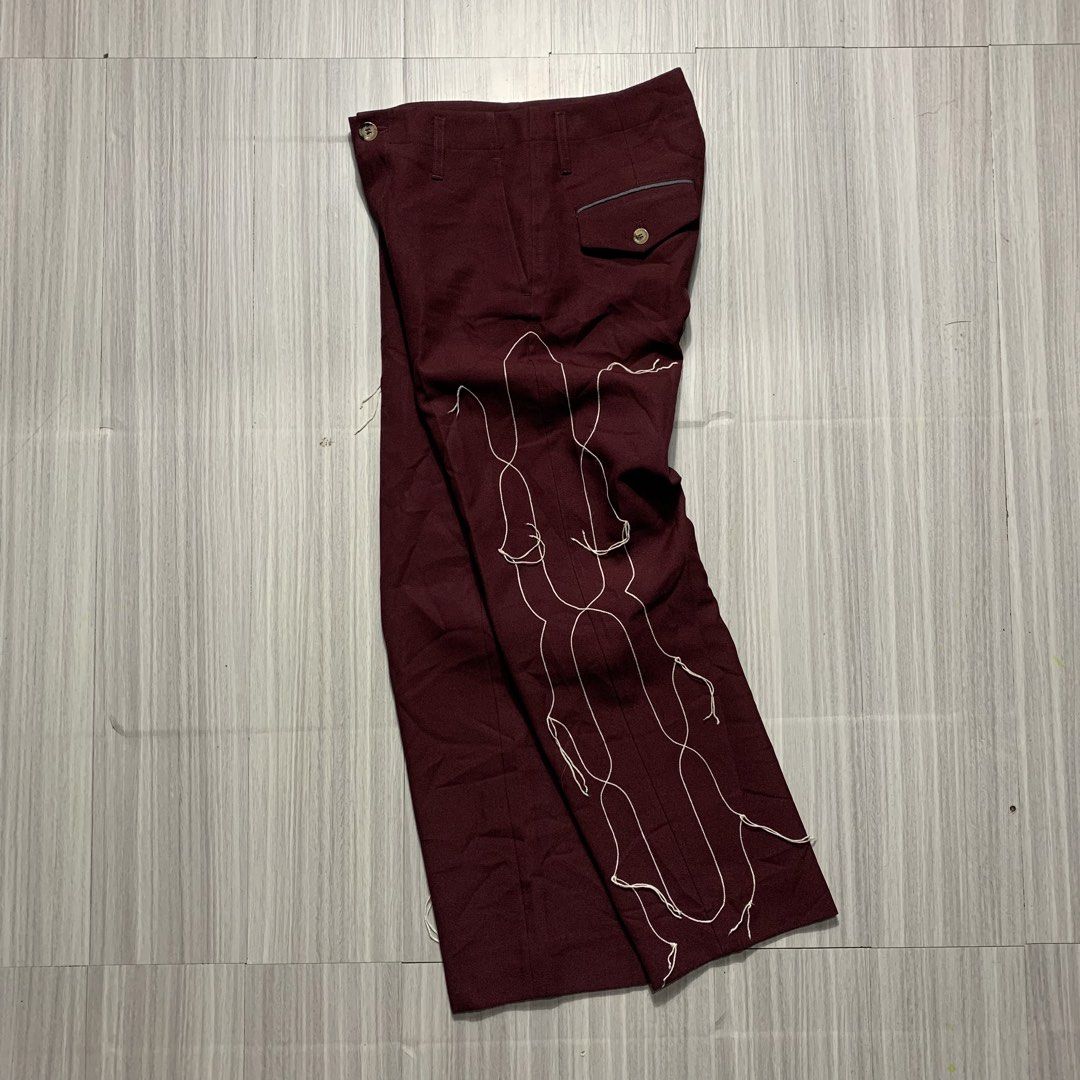 Golden Goose Trouser pants (Category: Luxury Apparel) located in Natividad. Submitted by endsource.ph (Listing ID 1452341454, Image 3). Description: Golden Goose Trouser pants ‎_____________ ‎Size: xs on tag ‎Waistline: 30×28 ‎Length: 37 ‎Thight: 11 ‎Front rise: 13 ‎Leg opening: 8.5 ‎(actual dimension) ‎______________ ‎Like New Condition ‎(use once or twice) ‎Lightly Used Condition ‎(used w/care) ‎______________ ‎Issue: none ‎Colors may vary due 