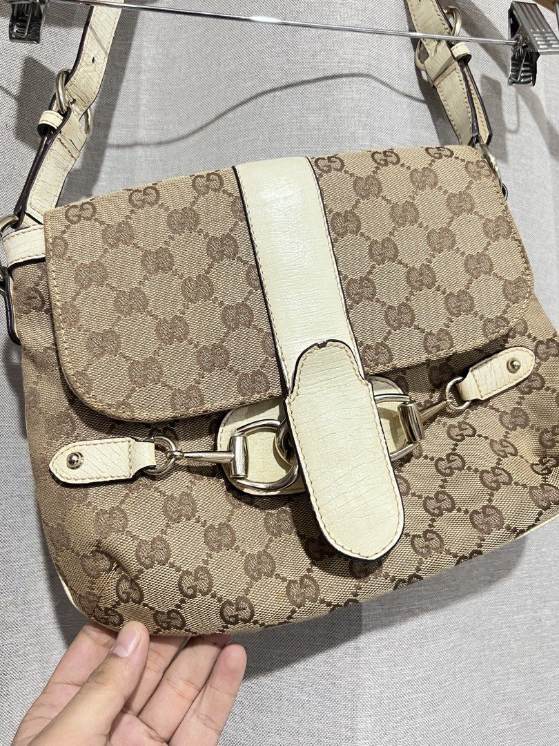 GUCCI GG canvas horsebit (Category: Luxury Bags & Wallets) located in General Trias. Submitted by luxfinds2019 (Listing ID 1452385422, Image 3). Description: Gucci horsebit 2,000 shipped Anjan napo issue sa loob Palinis nyo lng po Goods pa po labas Pm.
