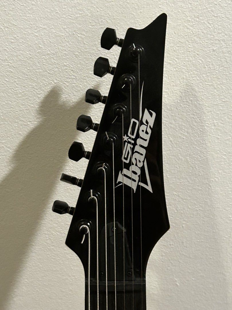 Ibanez Gio 7 String (Category: Musical Instruments) located in Singapore. Submitted by ols12_ (Listing ID 1452386708, Image 2). Description: Good 7 string for beginners which I no longer need as I upgraded Great playability, and good tone for a low price. Very versatile - can play anything from metal to pop music. Deal in person, price is negotiable! Feel free to ask questions too.