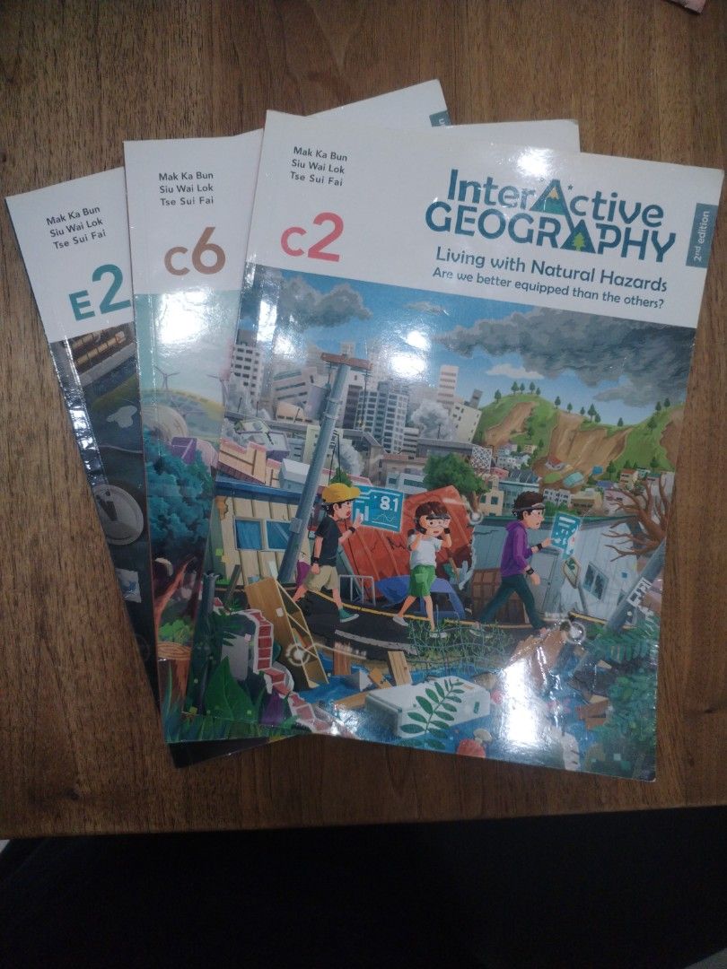 Interactive Geography C2, C6, E2 （分類：教科書）位於 Hong Kong。 由 belsmile 提交（商品編號 1452351621，圖片 1）。簡介： 內頁有筆跡，介意者勿拍 C2 $25@ C6 $25@ E2 $25@。