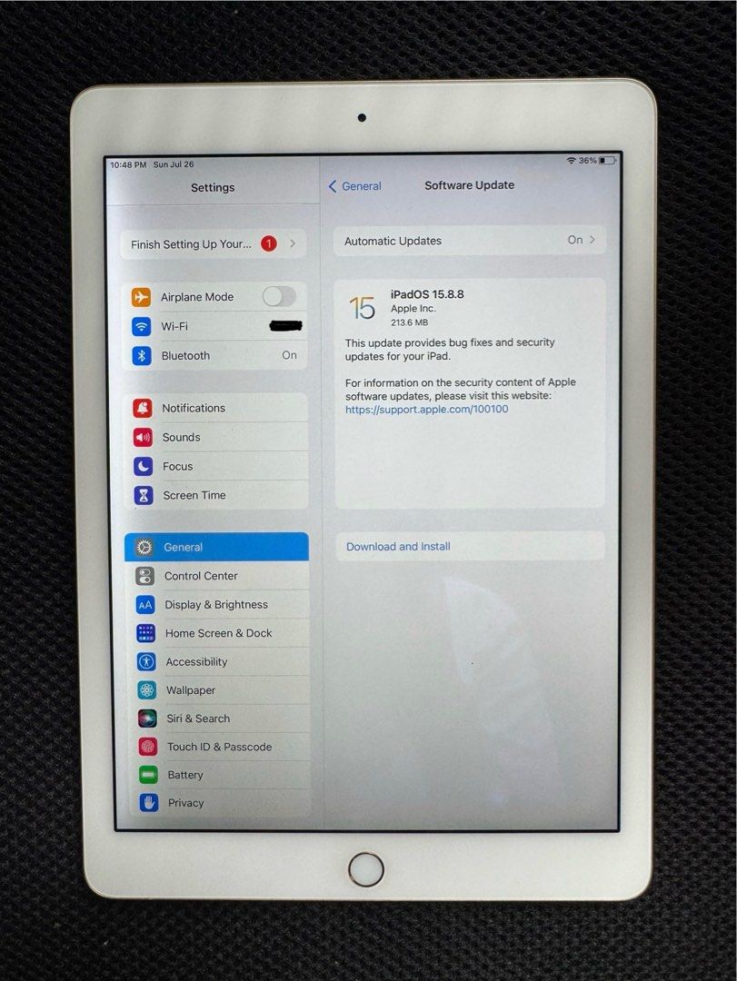 iPad Air 2 64GB (Please read the details!) (Category: iPad) located in Manila. Submitted by gabbymanzzzz (Listing ID 1452464484, Image 3). Description: iPad Air 2 64GB (Please read the details!) Capacity: 64GB Fully functioning No issues No box iPad Air 2 Device only Price: ₱5,500 💳 MOP: GCash 📦 Shipping c/o of buyer (J&T/LBC) 🤝 Available for meet ups (Alabang).