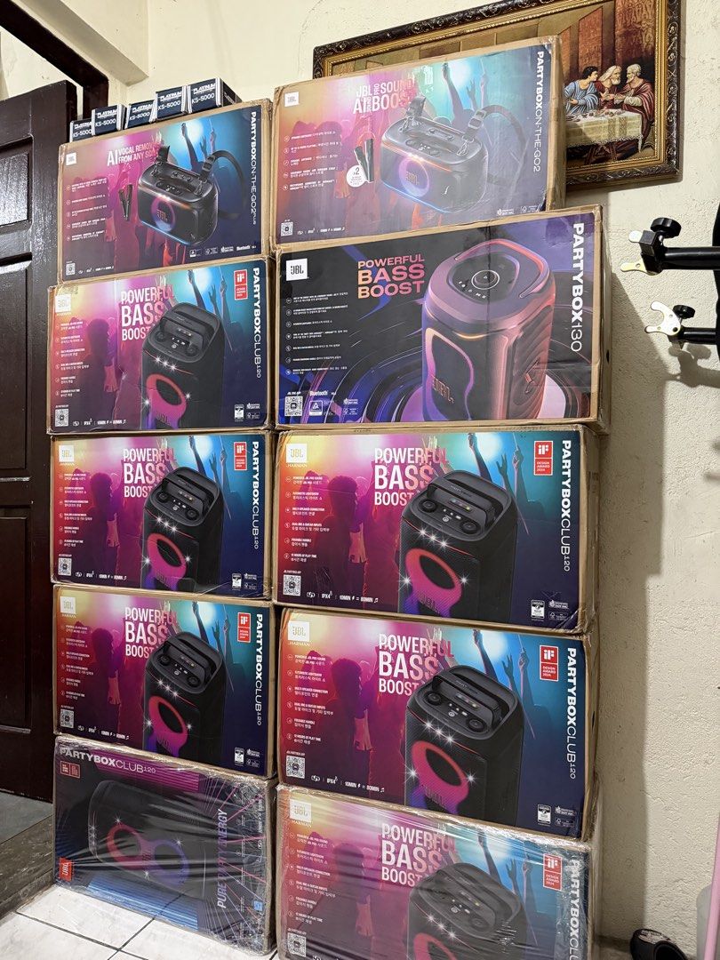 Jbl partyboxclub 120 (Category: Soundbars, Speakers & Amplifiers) located in Manila. Submitted by jaroldr362 (Listing ID 1452330895, Image 2). Description: Jbl partyboxclub 120 Brand new 15k only Location 👇 Rosewood homes tagapo sta.rosa laguna Nagdedeliver din door to door Test muna bago bayad 0926365460.