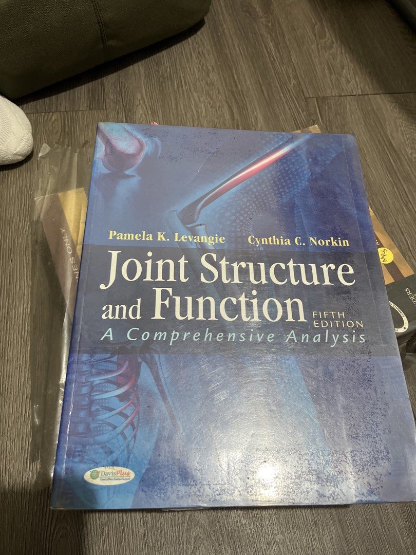 Joint Structure and Function: A Comprehensive Analysis, 5th Edition (Category: Textbooks) located in Manila. Submitted by j_s_l (Listing ID 1452438394, Image 1). Description: - Levangie & Norkin: Joint Structure and Function textbook - 5th Edition.