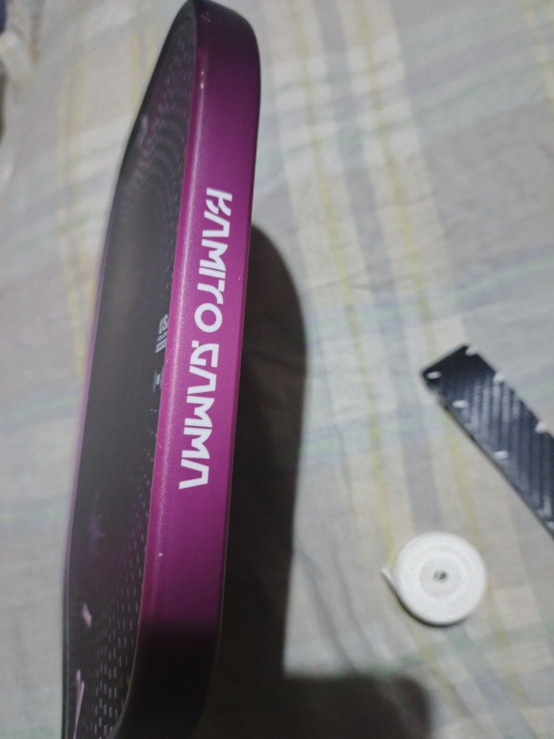 Kamito gamma pickleball paddle (Category: Other Sports Equipment and Supplies) located in Bacoor. Submitted by joromoto18 (Listing ID 1452405871, Image 2). Description: for sale preloved original pickleball paddle stiil in good condition kamito gama paddle 2,200 pesos na lang fixed price sayang at di na nagagamit issue is umangat konti ibabaw bought if for 9k last march wala n sa rotation kaya na sock n lng selling as is lang po mas ok check nyo 
