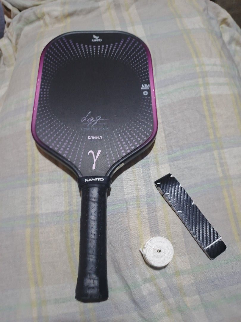 Kamito gamma pickleball paddle (Category: Other Sports Equipment and Supplies) located in Bacoor. Submitted by joromoto18 (Listing ID 1452405871, Image 1). Description: for sale preloved original pickleball paddle stiil in good condition kamito gama paddle 2,200 pesos na lang fixed price sayang at di na nagagamit issue is umangat konti ibabaw bought if for 9k last march wala n sa rotation kaya na sock n lng selling as is lang po mas ok check nyo 