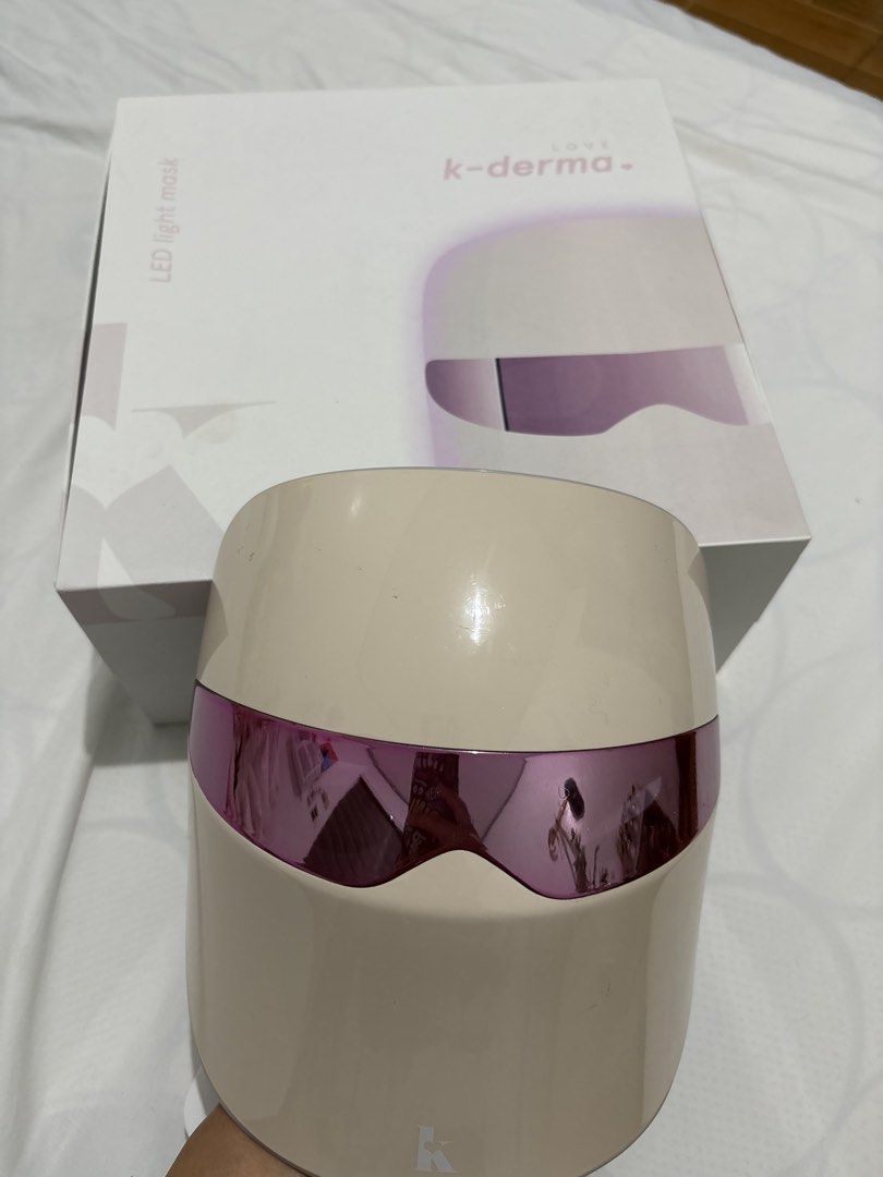 K-derma LED Light Therapy Face Mask with Box (Category: Face Care) located in Manila. Submitted by celenedian64283 (Listing ID 1452506536, Image 2). Description: Original K-Derma LED Light Therapy Face Mask with original box. Bought last year for around ₱10,000 from SM Southmall. Used only a few times and still fully functional. Selling because I no longer use it and I’m decluttering. • Original K-Derma LED Light Mask • Purchased from SM Southmal