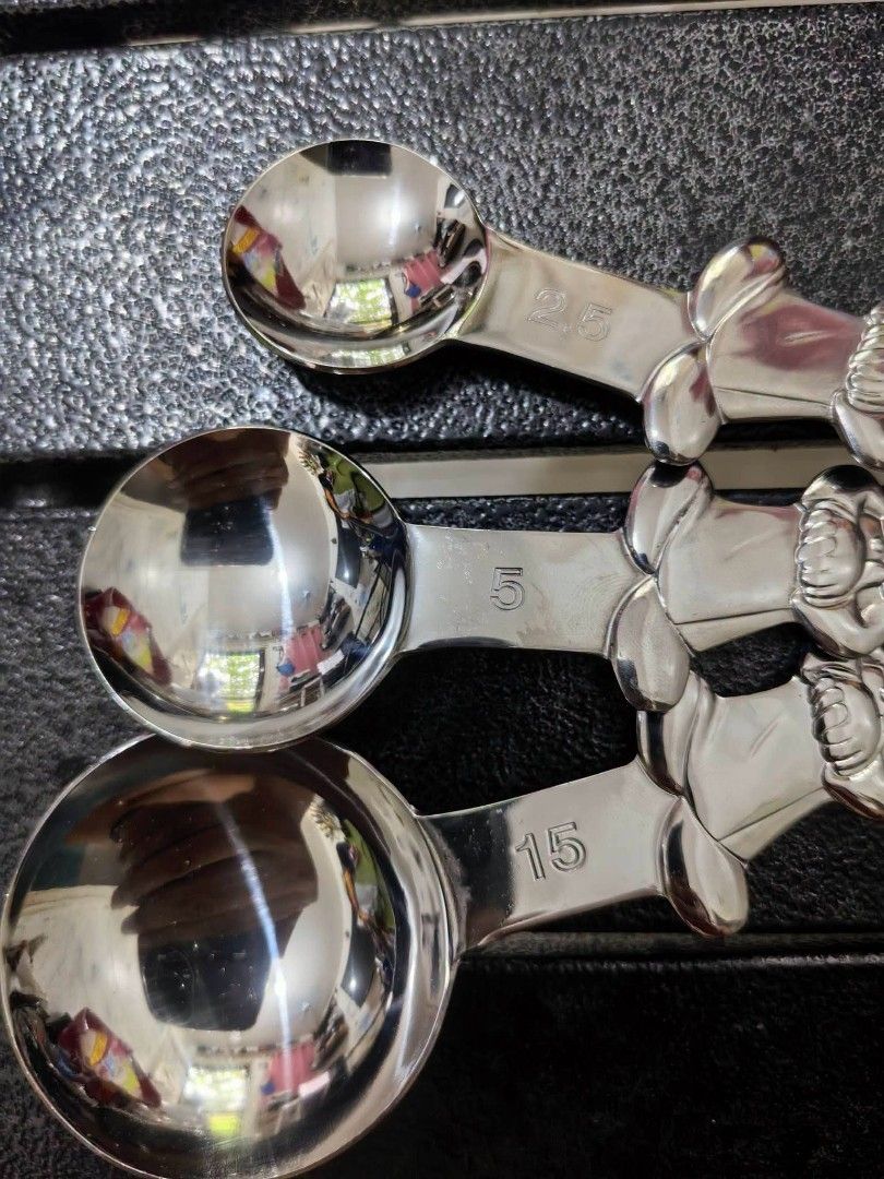 Measuring Spoons - Stainless steel (Category: Other Kitchenware & Tableware) located in Cebu City. Submitted by dudes_villanueva (Listing ID 1452377224, Image 3). Description: Measuring Spoons - Stainless steel Markings: KAI - Made in Japan Disney Brand New 📌 In excellent condition.
