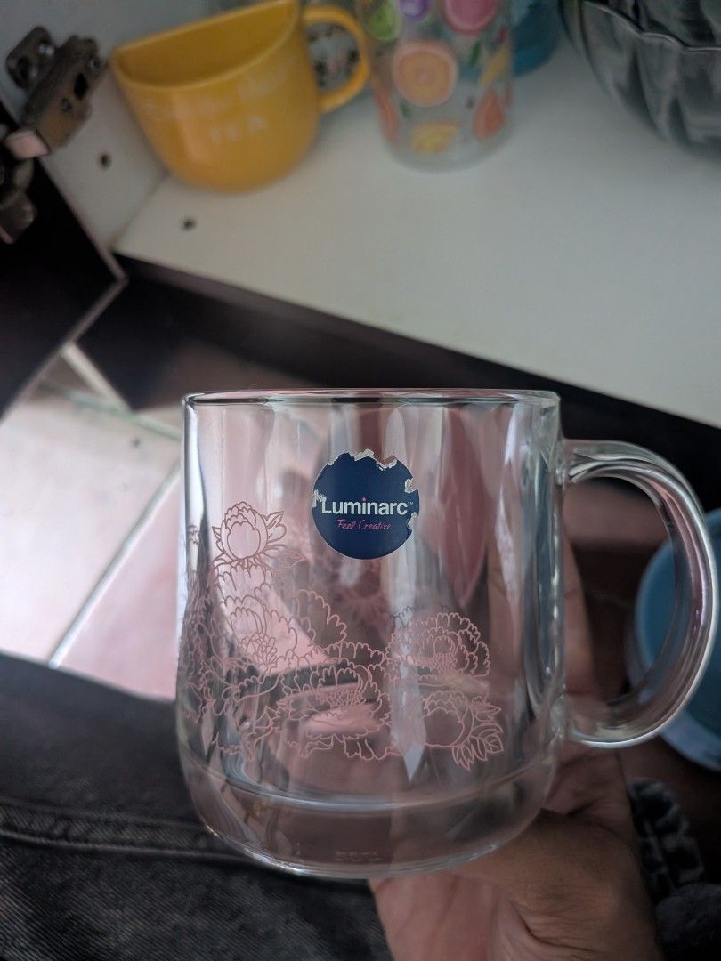 Mug kaca (Category: Coffee & Tea Tableware) located in Kuala Lumpur. Submitted by ayolrotisardin (Listing ID 1452347735, Image 1). Description: .