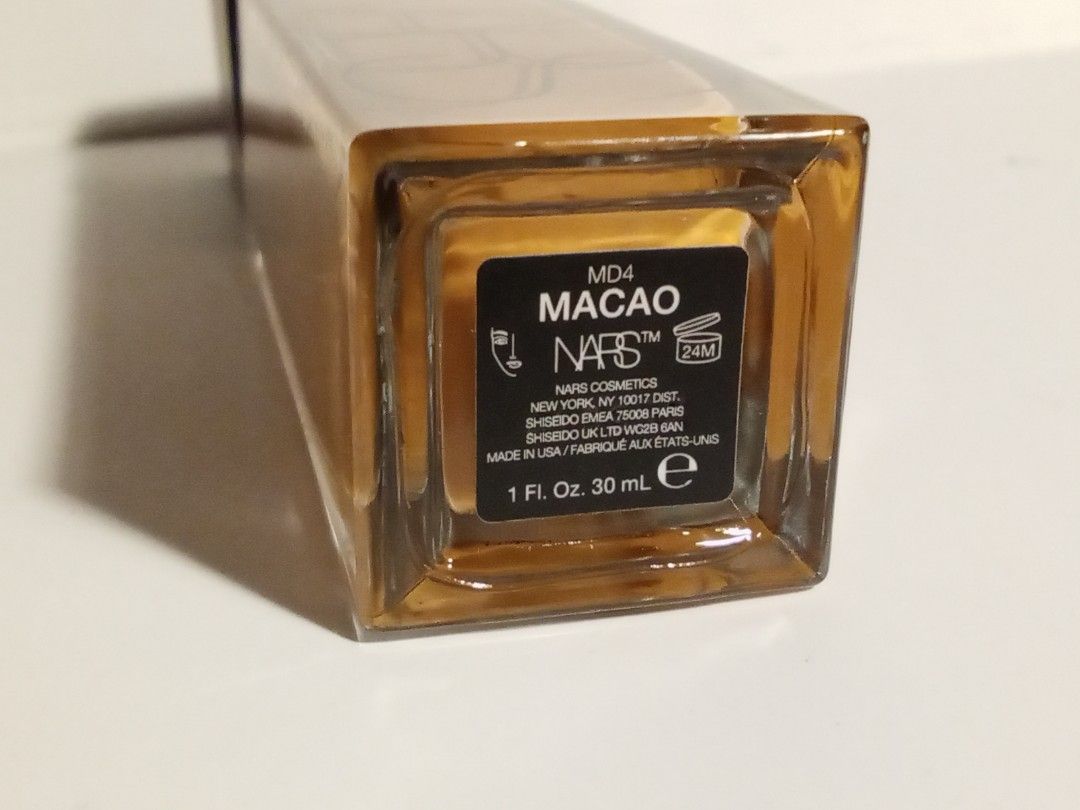 NARS Natural Radiant Longwear Foundation (Macao) (Category: Makeup) located in Silang. Submitted by clementinelovestodeclutter (Listing ID 1452494423, Image 3). Description: Auth NARS Natural Radiant Longwear Foundation Shade: Macao Bnew, unused. No box included.