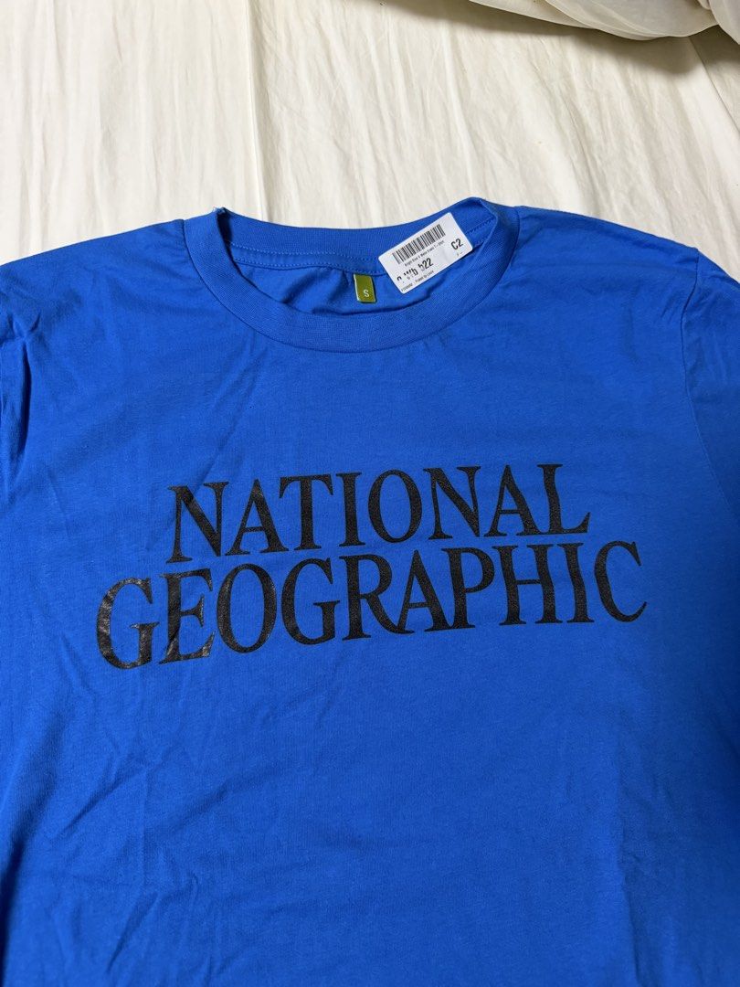 National Geographic Blue T-Shirt (Category: Tshirts & Polo Shirts ) located in Quezon City. Submitted by jasongos (Listing ID 1452473215, Image 2). Description: - Blue t-shirt with National Geographic logo - Short sleeves, crew neck - Comfortable cotton material - Ideal for casual everyday wear.