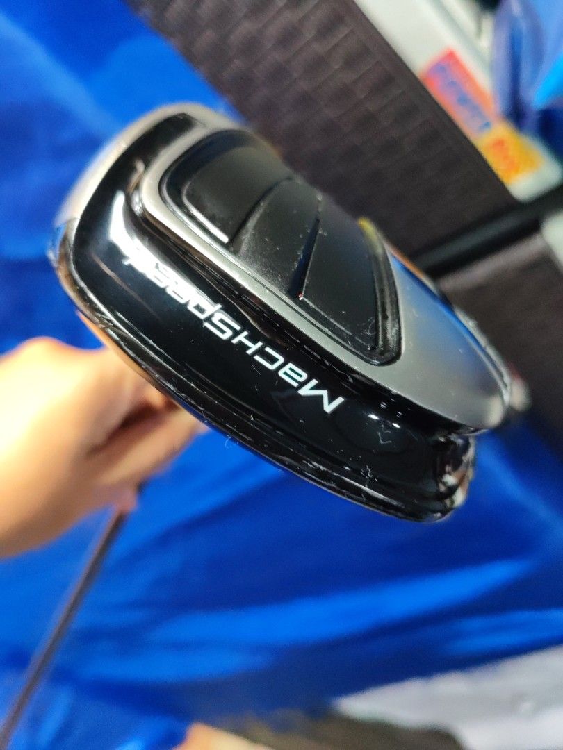 Nike Mach Speed SR Driver Golf Club (Category: Golf) located in Manila. Submitted by meiyeon2 (Listing ID 1452361514, Image 3). Description: - Nike Mach Speed Driver - Loft: 9.5 degrees S Flex 460cc head size Right handed vlub 65g - Condition: Used, with visible scuffs and scratches from normal play. - Grip: Decent condition, ready for the course. - Performance: Ready to hit the fairways!.