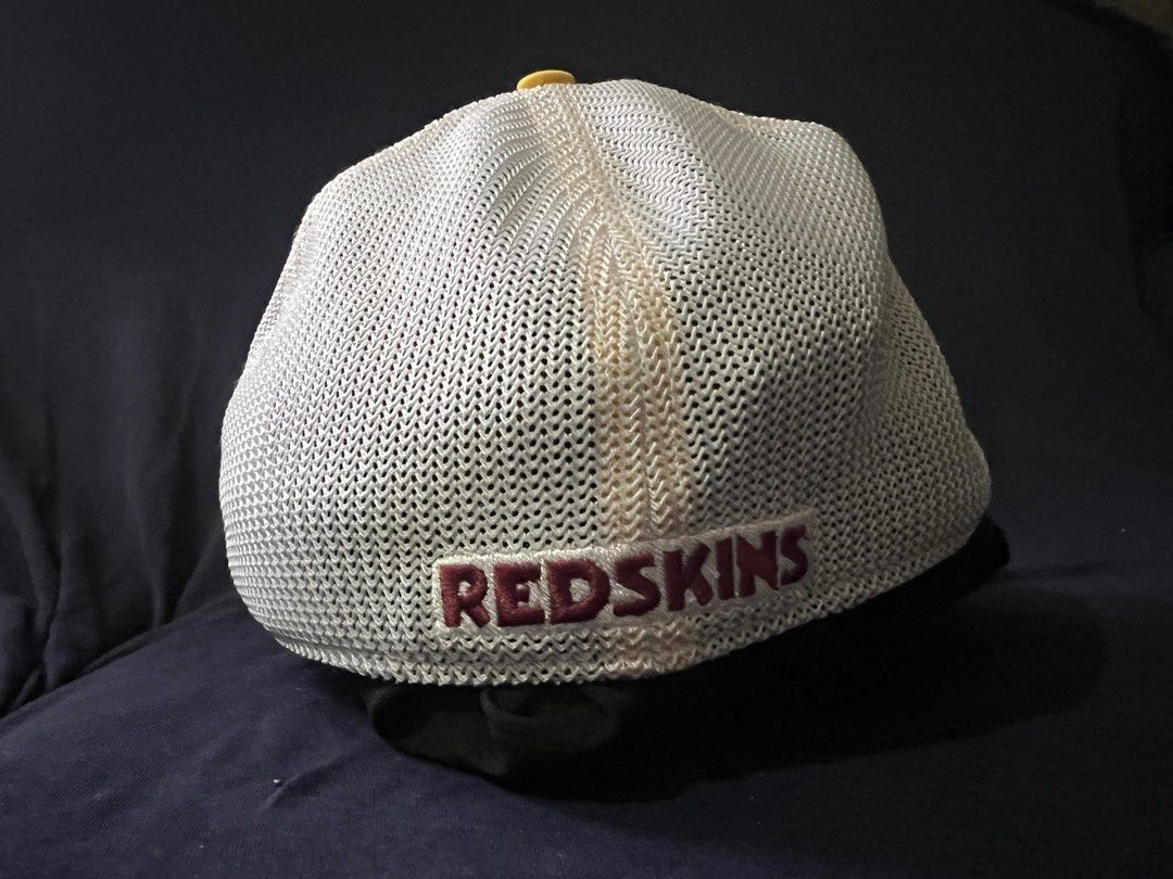 Nike Washington Redskins Mesh Trucker Cap Yellow (Category: Caps & Hats) located in Pasig City. Submitted by warmstone-8744 (Listing ID 1452417253, Image 3). Description: - Yellow Nike trucker cap - Features Washington Redskins logo on front - Breathable mesh back - 'REDSKINS' embroidered on the back - Nike logo on the side - Dri-FIT technology for sweat management.