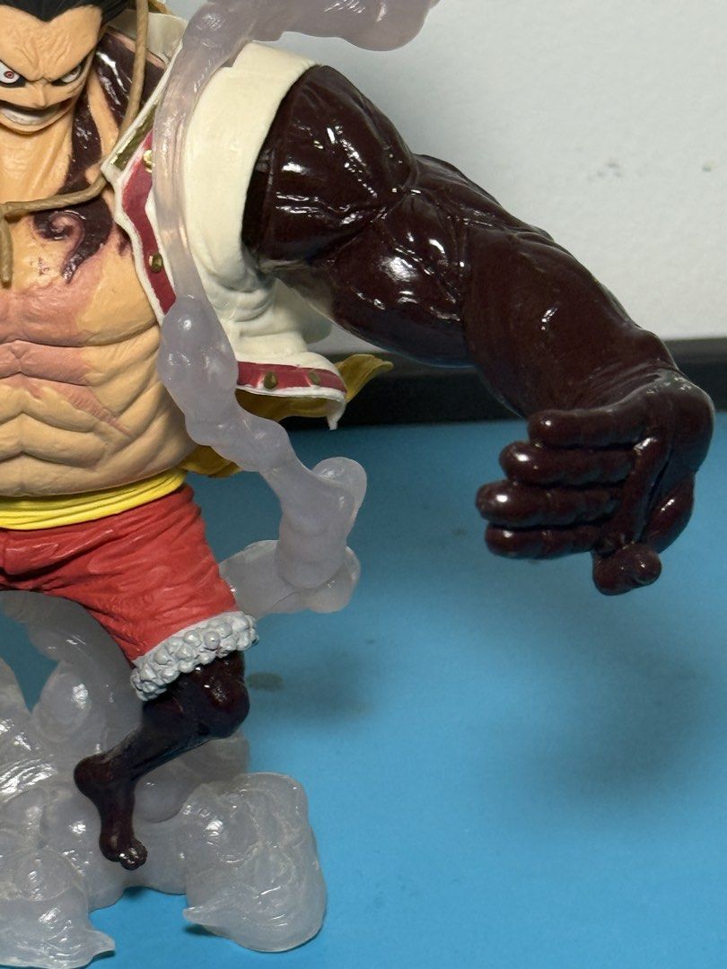 One Piece - Luffy Boundman (Category: Figurines & Statues) located in Manila. Submitted by aprilluraine (Listing ID 1452388962, Image 2). Description: FS: Banpresto King of Artist (KOA) Monkey D. Luffy Gear 4 Boundman Condition: Loose (No Box), displayed in a smoke-free and dust-free environment. Authenticity: 100% Authentic / Original Banpresto. Issues: No issues. Complete smoke/steam effects. Safe and intact. - AUTHENTIC / ORIGINAL Item + SF Pr