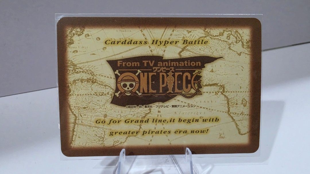 One Piece Carddass Hyper Battle FP44 Sunny Go (Category: Raw Singles) located in Taytay. Submitted by king_ayamiku (Listing ID 1452502600, Image 2). Description: - One Piece Carddass Hyper Battle Card - Features the iconic Thousand Sunny Go ship - Card Number: FP44 - From the TV Anime Series - Ideal for collectors and fans of One Piece - A great piece of One Piece history to own!.