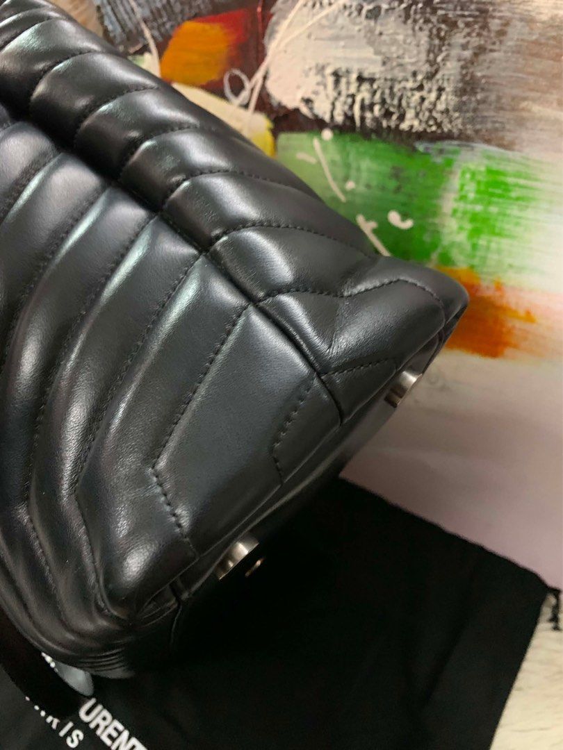 Original YSL Loulou Large (Category: Luxury Bags & Wallets) located in Paranaque City. Submitted by glenjonluxuryfinds2 (Listing ID 1452475022, Image 3). Description: YSL LOULOU LARGE W/ l DUSTBAG, STORE & CARE CARD + AUTHENTICATION .