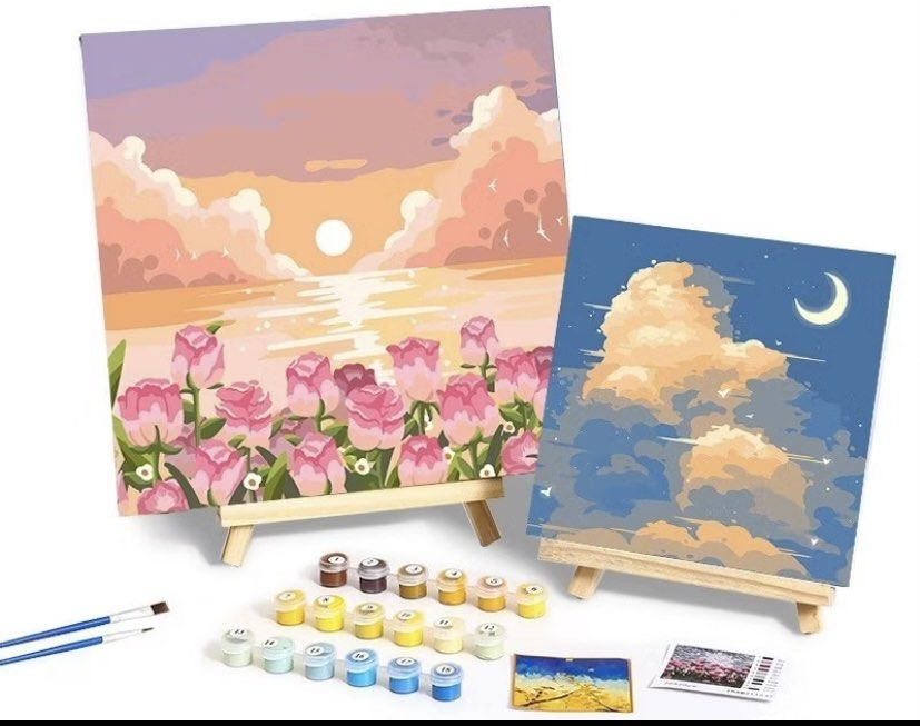 Painting by Numbers (Category: Art & Prints) located in Manila. Submitted by olxph_313523050 (Listing ID 1452366188, Image 1). Description: 20x20 cm 150 each 30x40 cm 350 eqch.