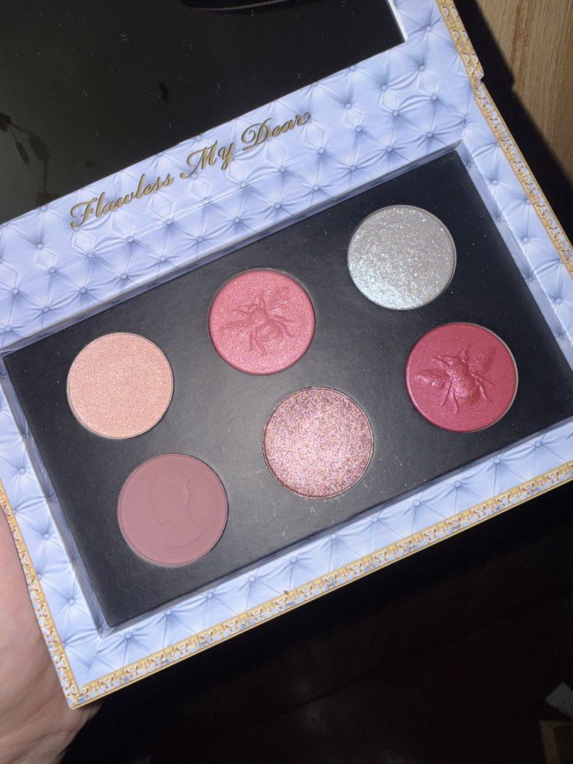 Pat McGrath Labs Bridgerton Eyeshadow Palette (Category: Makeup) located in Manila. Submitted by avi.ww (Listing ID 1452468119, Image 2). Description: - Pat McGrath Labs Bridgerton Eyeshadow Palette - Features 6 beautiful shades - Some shades have intricate bee imprints - Perfect for creating versatile looks - Comes in its original packaging - Bought from USA.