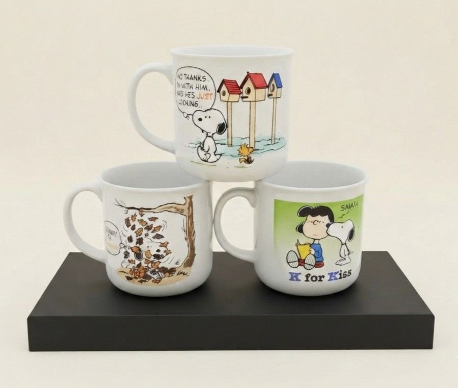 Peanuts Snoopy Ceramics Mug (Category: Coffee & Tea Tableware) located in Binan City. Submitted by mayjhe (Listing ID 1452443200, Image 2). Description: 💛 For Sale 💛 🌸 Snoopy 🍀 Ceramics Mug 📍 Condition: Good 💰 Price is ₱ 150.00 each 👉 Other details posted 🇵🇭 Location Biñan Laguna 🛵 Courier J& T and Lalamove 📋 Shipping by schedule 📍 NO COD & COP 📌 All items are carefully packed and labeled with Fragile stickers for breakable goods. Ho