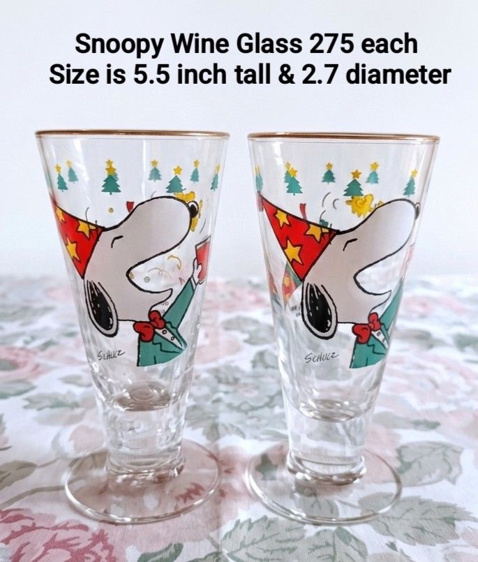 Peanuts Snoopy Glass (Category: Other Kitchenware & Tableware) located in Binan City. Submitted by mayjhe (Listing ID 1452454312, Image 1). Description: 💛 For Sale 💛 🌸 Snoopy 🍀 Wine Glass 📍 Condition: Good 💰 Price is ₱ 275.00 each 👉 Other details posted 🇵🇭 Location Biñan Laguna 🛵 Courier J& T and Lalamove 📋 Shipping by schedule 📍 NO COD & COP 📌 All items are carefully packed and labeled with Fragile stickers for breakable goods. Howe