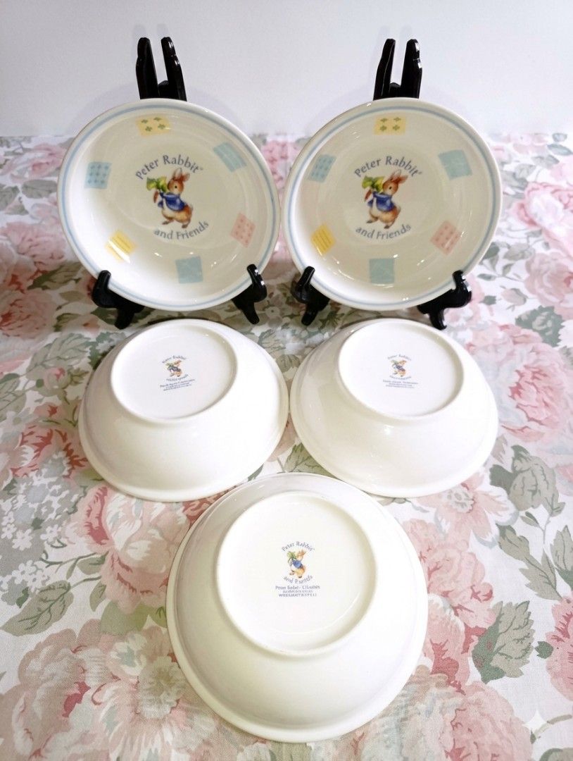 Peter Rabbit Bowls (Category: Dinnerware & Cutlery) located in Binan City. Submitted by mayjhe (Listing ID 1452446918, Image 3). Description: 💛 For Sale 💛 🌸 Peter Rabbit 🍀 Ceramics Bowl 📍 Condition: Good 💰 Price is ₱ 185.00 each 👉 Other details posted 🇵🇭 Location Biñan Laguna 🛵 Courier J& T and Lalamove 📋 Shipping by schedule 📍 NO COD & COP 📌 All items are carefully packed and labeled with Fragile stickers for breakable goods. Howeve