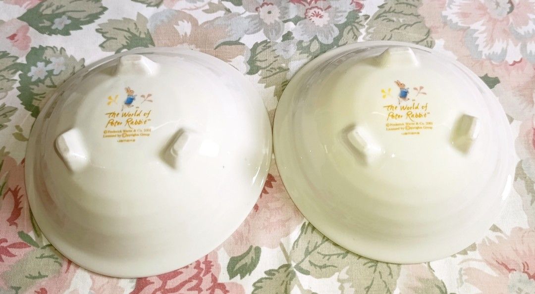 Peter Rabbit Bowls (Category: Dinnerware & Cutlery) located in Binan City. Submitted by mayjhe (Listing ID 1452447384, Image 2). Description: 💛 For Sale 💛 🌸 Peter Rabbit 🍀 Ceramics Bowl 📍 Condition: Good 💰 Price is ₱ 150.00 each 👉 Other details posted 🇵🇭 Location Biñan Laguna 🛵 Courier J& T and Lalamove 📋 Shipping by schedule 📍 NO COD & COP 📌 All items are carefully packed and labeled with Fragile stickers for breakable goods. Howeve