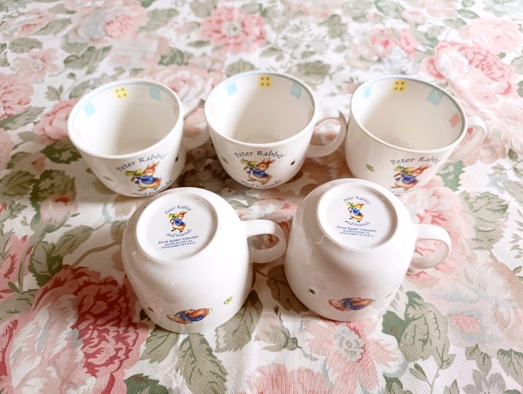 Peter Rabbit Mugs (Category: Coffee & Tea Tableware) located in Binan City. Submitted by mayjhe (Listing ID 1452446599, Image 3). Description: 💛 For Sale 💛 🌸 Peter Rabbit 🍀 Ceramics Mug 📍 Condition: Good 💰 Price is ₱ 180.00 each 👉 Other details posted 🇵🇭 Location Biñan Laguna 🛵 Courier J& T and Lalamove 📋 Shipping by schedule 📍 NO COD & COP 📌 All items are carefully packed and labeled with Fragile stickers for breakable goods. Howeve