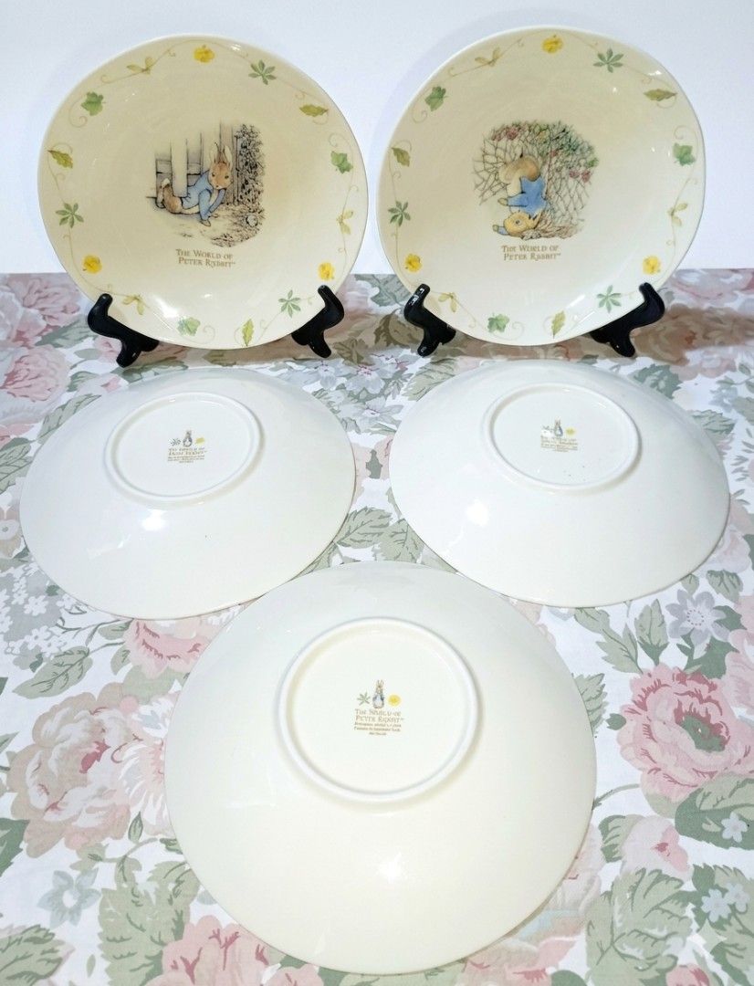 Peter Rabbit Plate Set (Category: Dinnerware & Cutlery) located in Binan City. Submitted by mayjhe (Listing ID 1452450429, Image 2). Description: 💛 For Sale 💛 🌸 Peter Rabbit 🍀 Ceramics Plate 📍 Condition: Good 💰 Price is ₱ 850.00 👉 Other details posted 🇵🇭 Location Biñan Laguna 🛵 Courier J& T and Lalamove 📋 Shipping by schedule 📍 NO COD & COP 📌 All items are carefully packed and labeled with Fragile stickers for breakable goods. Howeve