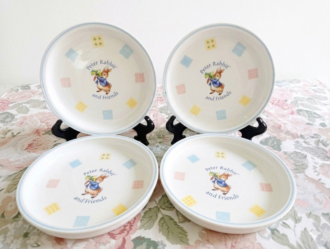 Peter Rabbit Plates (Category: Dinnerware & Cutlery) located in Binan City. Submitted by mayjhe (Listing ID 1452447170, Image 2). Description: 💛 For Sale 💛 🌸 Peter Rabbit 🍀 Ceramics Plate 📍 Condition: Good 💰 Price is ₱ 225.00 each 👉 Other details posted 🇵🇭 Location Biñan Laguna 🛵 Courier J& T and Lalamove 📋 Shipping by schedule 📍 NO COD & COP 📌 All items are carefully packed and labeled with Fragile stickers for breakable goods. Howe