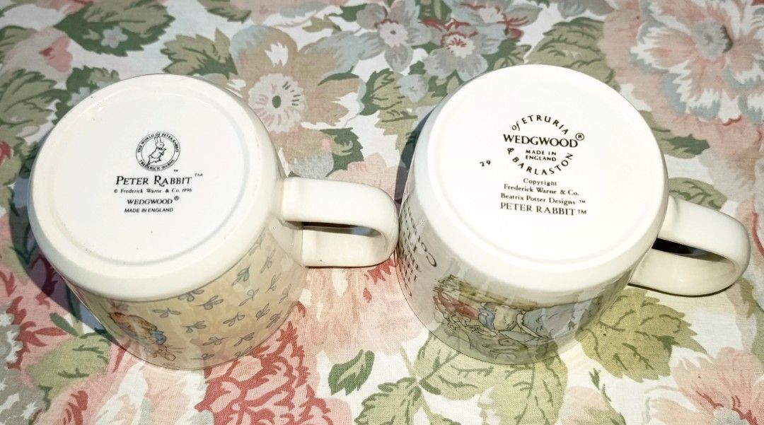 Peter Rabbit Wedgewood Mugs (Category: Coffee & Tea Tableware) located in Binan City. Submitted by mayjhe (Listing ID 1452451333, Image 3). Description: 💛 For Sale 💛 🌸 Peter Rabbit 🍀 Ceramics Mug 📍 Condition: Good 💰 Price is ₱ 250.00 each 👉 Other details posted 🇵🇭 Location Biñan Laguna 🛵 Courier J& T and Lalamove 📋 Shipping by schedule 📍 NO COD & COP 📌 All items are carefully packed and labeled with Fragile stickers for breakable goo