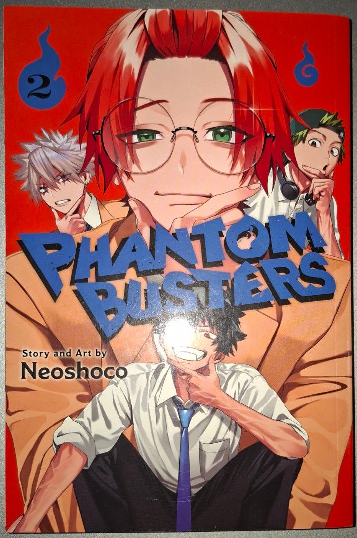 Phantom Busters Manga Vol. 1-3 (Category: Comics & Manga) located in Lucena. Submitted by cassey.m (Listing ID 1452358289, Image 3). Description: ₱1,700 for all 3 volumes. Individual prices: Vol. 1 — ₱575 Vol. 2 — ₱575 Vol. 3 — ₱625 Vol. 1 & 2 — Read once, came without plastic packaging. May have minor surface scratches on the glossy covers. Vol. 3 — Opened briefly to inspect, never read, and returned to plastic packaging. Shipping to be arranged