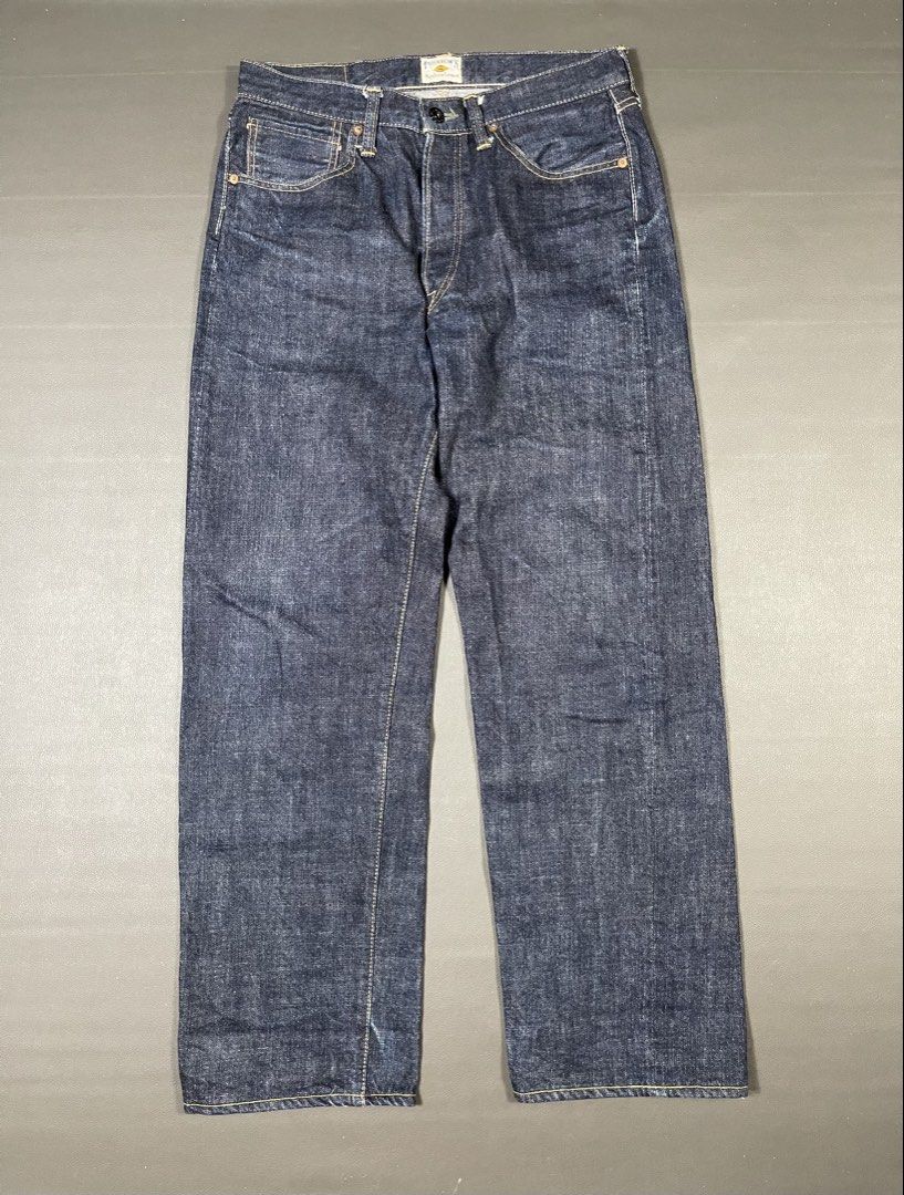Pherrow’s 451 13.5oz Jean (Category: Jeans) located in Caloocan City. Submitted by dapreluv (Listing ID 1452428461, Image 2). Description: Pherrow’s 451 13.5oz Jean The 451 is Pherrow’s war time model, including or rather not including certain features of jeans during the the rationing of WWII. 13.5 Oz Okayama Yellow Listed Selvedge Denim Laurel Wreath/Unmarked Button Fly Hidden Back Pocket Rivets Selvedge, Non-Riveted Coin Pocket SB Logo Embosse