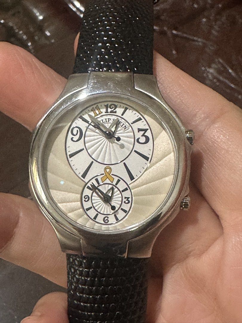 Philip Stein Limited Edition Corazon Aquino Watch (Category: Luxury Watches) located in Manila. Submitted by roseluxuryitems (Listing ID 1452380108, Image 2). Description: - Limited Edition Philip Stein Watch (202/1011) - Tribute to Corazon Aquino, Mother of Democracy - Unique Dual Dial Design - Water Resistant 3 ATM - Black Textured Strap - A truly special collectible piece -Quartz .