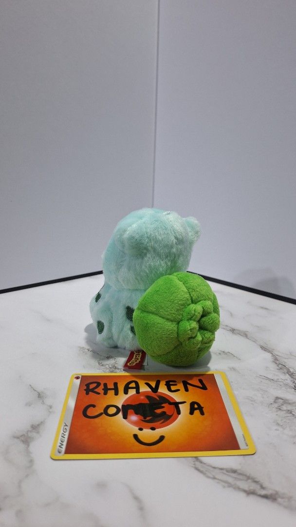 Pokemon Takara Tomy Finger Puppet Bulbasaur plush (Category: Plushies & Soft Toys) located in Quezon City. Submitted by rhavendc (Listing ID 1452413101, Image 3). Description: Pokemon Takara Tomy Finger Puppet Bulbasaur plush Still with tush tag No issues 📌 Payment via Maribank 📌 Shipping via LBC/JnT/Lalamove/Grab 📌 Pickup/Meetup around Villongco or Pilot (Commonwealth, QC).