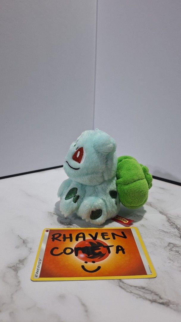 Pokemon Takara Tomy Finger Puppet Bulbasaur plush (Category: Plushies & Soft Toys) located in Quezon City. Submitted by rhavendc (Listing ID 1452413101, Image 2). Description: Pokemon Takara Tomy Finger Puppet Bulbasaur plush Still with tush tag No issues 📌 Payment via Maribank 📌 Shipping via LBC/JnT/Lalamove/Grab 📌 Pickup/Meetup around Villongco or Pilot (Commonwealth, QC).