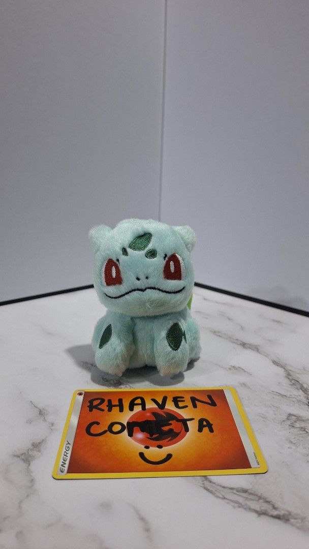 Pokemon Takara Tomy Finger Puppet Bulbasaur plush (Category: Plushies & Soft Toys) located in Quezon City. Submitted by rhavendc (Listing ID 1452413101, Image 1). Description: Pokemon Takara Tomy Finger Puppet Bulbasaur plush Still with tush tag No issues 📌 Payment via Maribank 📌 Shipping via LBC/JnT/Lalamove/Grab 📌 Pickup/Meetup around Villongco or Pilot (Commonwealth, QC).