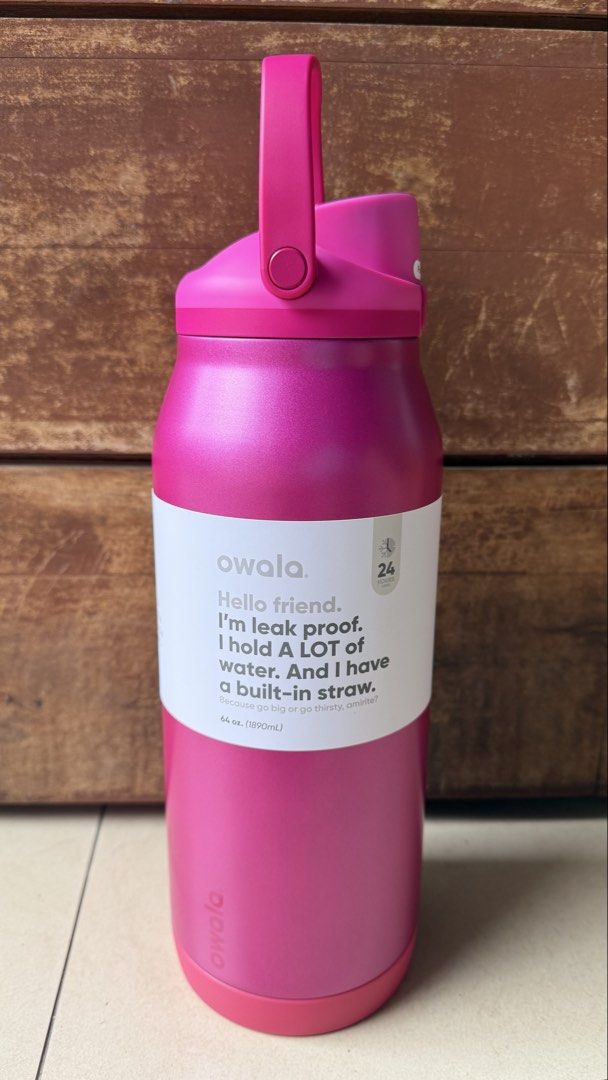 Preorder: New Owala Freesip Sway 64oz (Category: Water Bottles & Tumblers) located in Paranaque City. Submitted by guyonlineshop (Listing ID 1446259742, Image 2). Description: Preorder: New Owala Freesip Sway 64oz 18oz - ₱5200 Mop: Gcash Mod: Lalamove or J&T sf c/o buyer Loc: Paranaque Note: 1k DP to secure slot ETA: 3-4wks upon order .