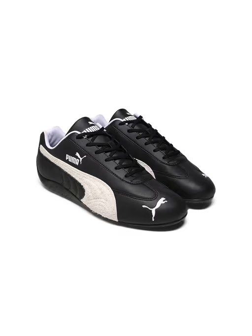 Puma Speedcat (Category: Sneakers) located in Singapore. Submitted by panzermeister (Listing ID 1452388310, Image 1). Description: Puma Speedcat LTHR Shoes Color: Black & White Size: US 9 (UK 8, EUR 42, CM 27) Cant fit as the size is small for me Willing to trade for US 9.5 .